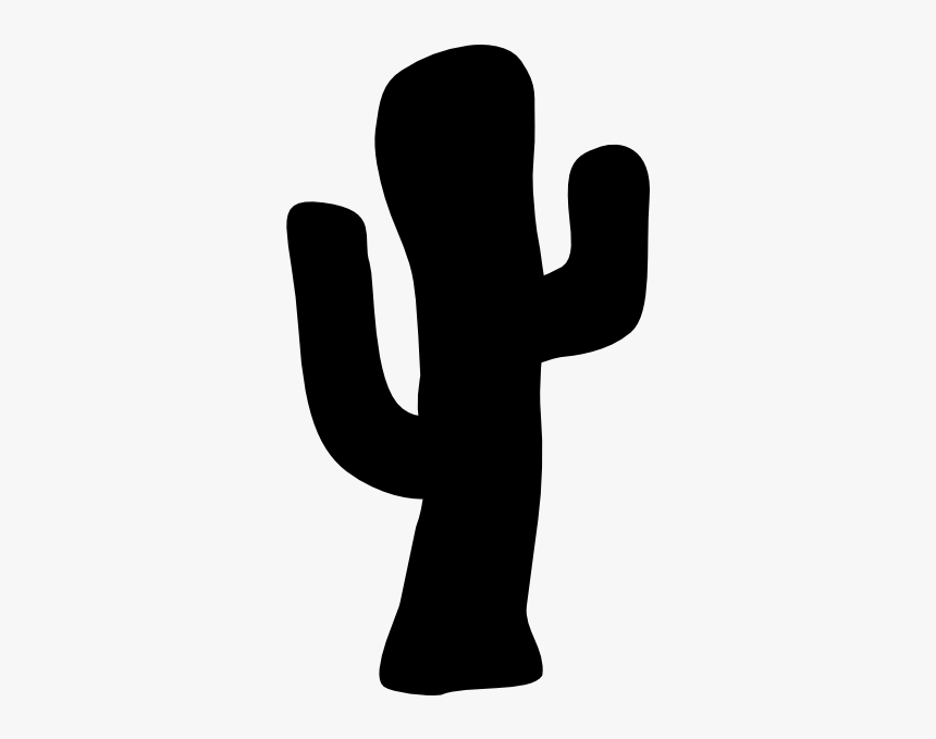 Cactaceae Saguaro Silhouette Clip Art - Silhouette Cactus Clipart, HD Png Download