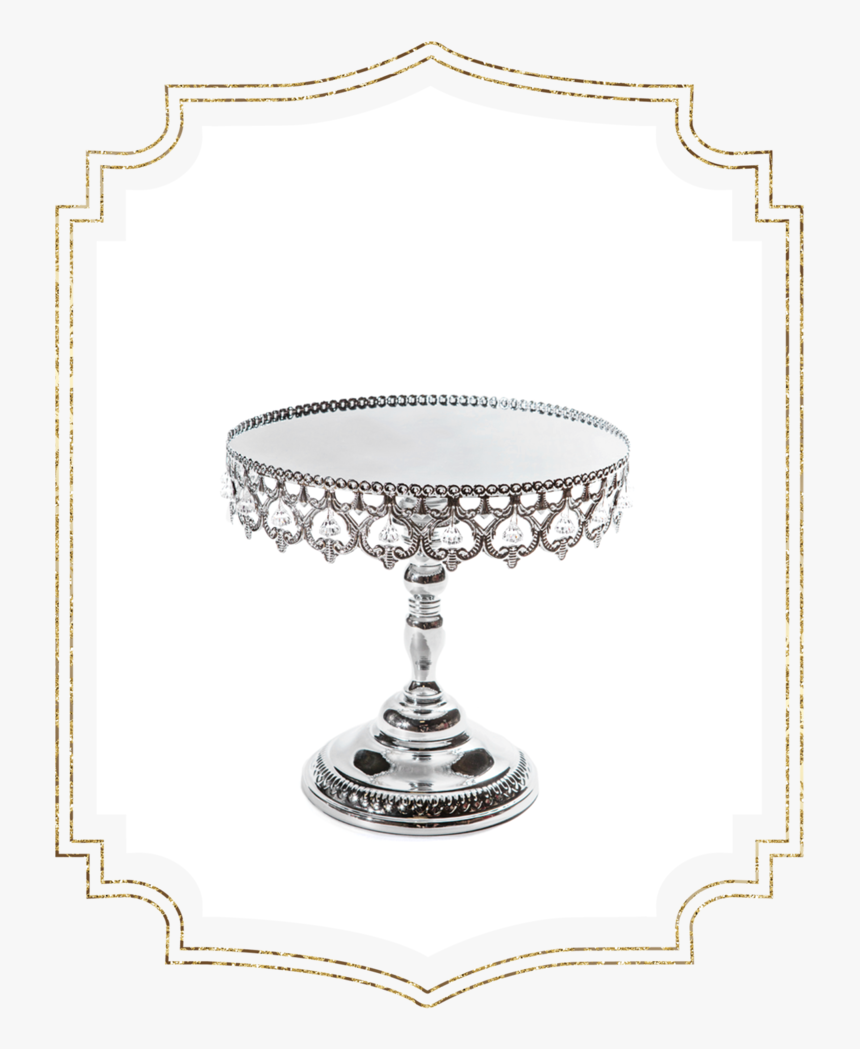 Shop-preview Shiny Silver Crown Cakestand - Champagne Stemware, HD Png Download
