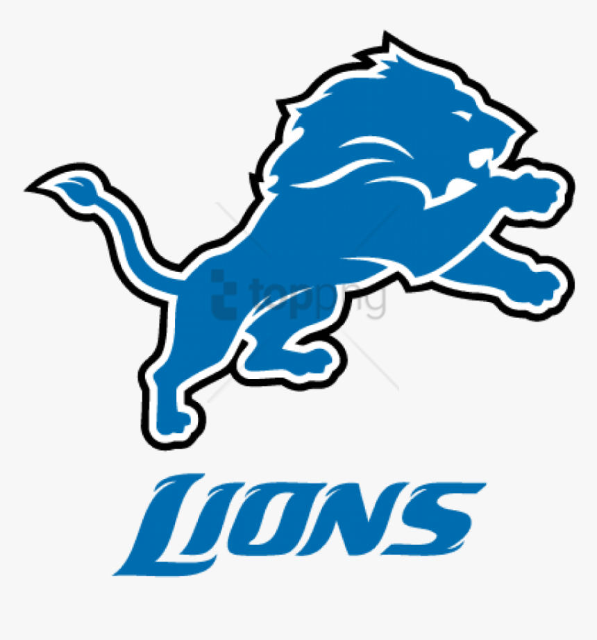 Free Download Detroit Lions Logo Vector Included High - Detroit Lions Nfl Logo, HD Png Download