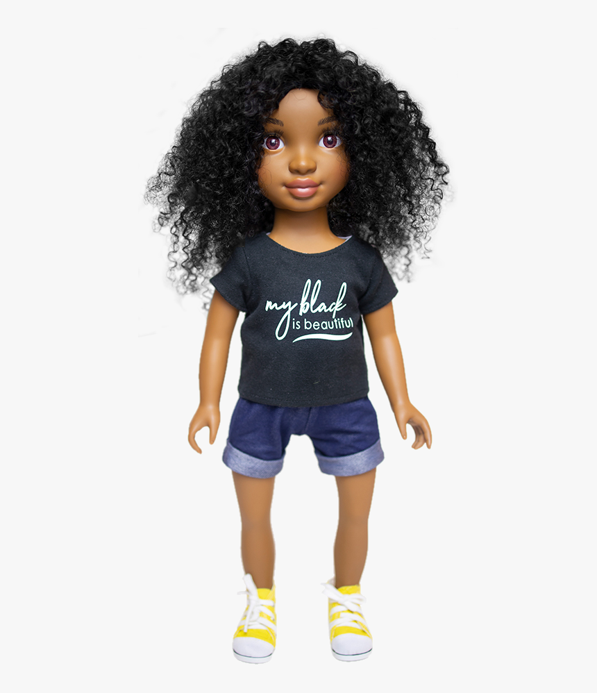 African American Girls Styling And Playing With A Black - Healthy Roots Dolls Zoe, HD Png Download