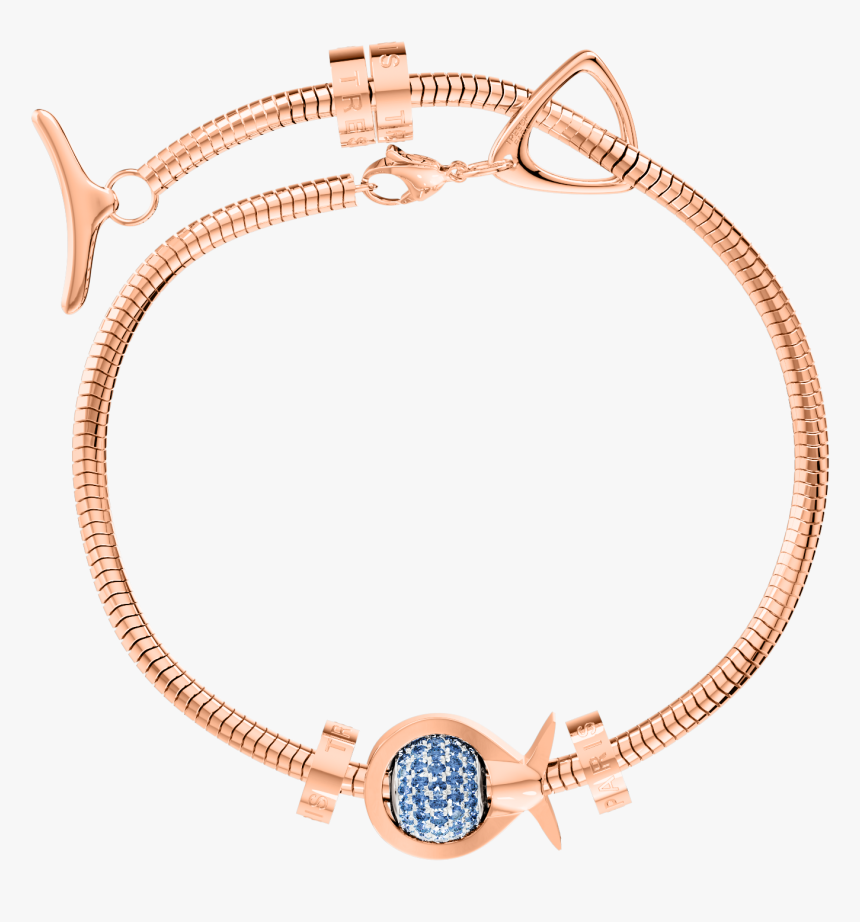 Phiiish Charm Bracelet In Premium 18k Gold Plated Stainless - Bracelet, HD Png Download