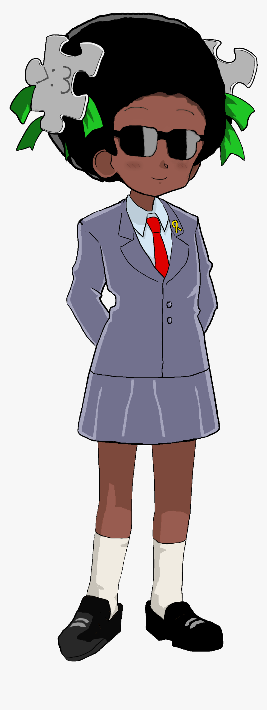 Transparent Afro Wikipe Tan - Cartoon, HD Png Download