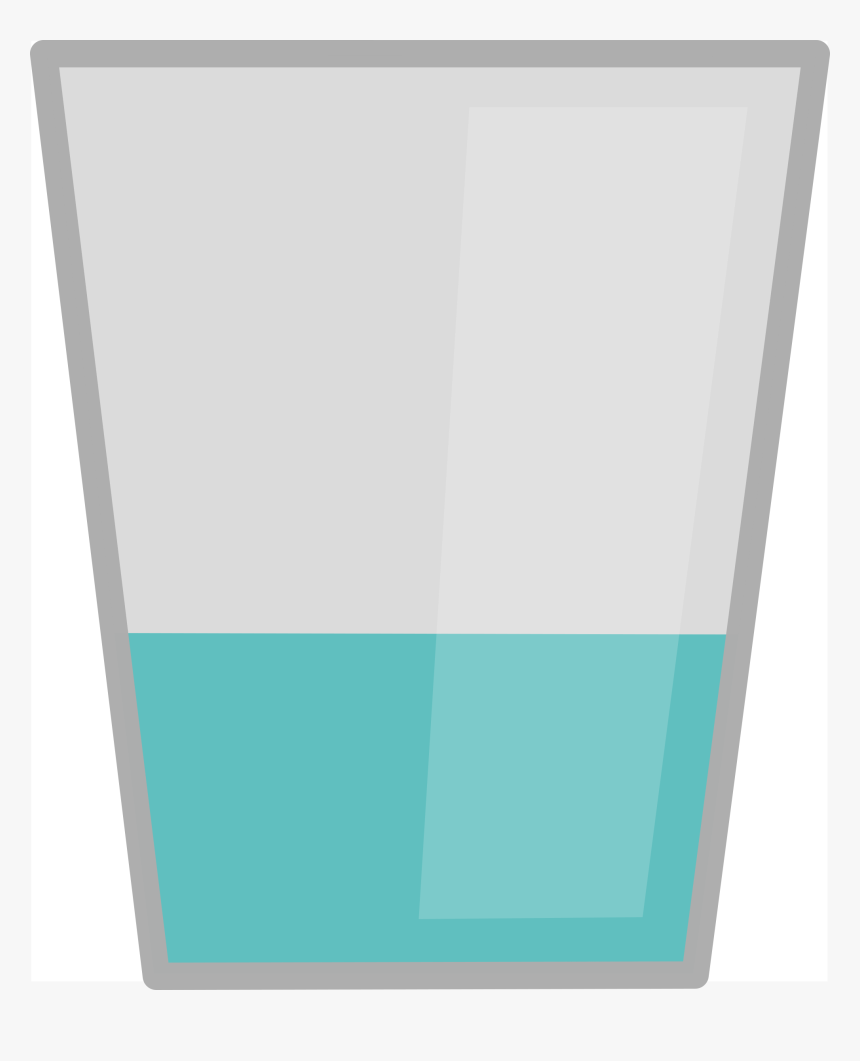 Transparent Background Water Glass Clipart - Water Glass Clipart Transparent, HD Png Download
