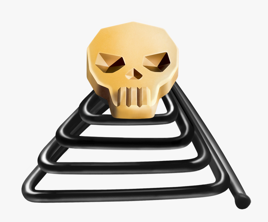 Kratomilano-goldskull, HD Png Download