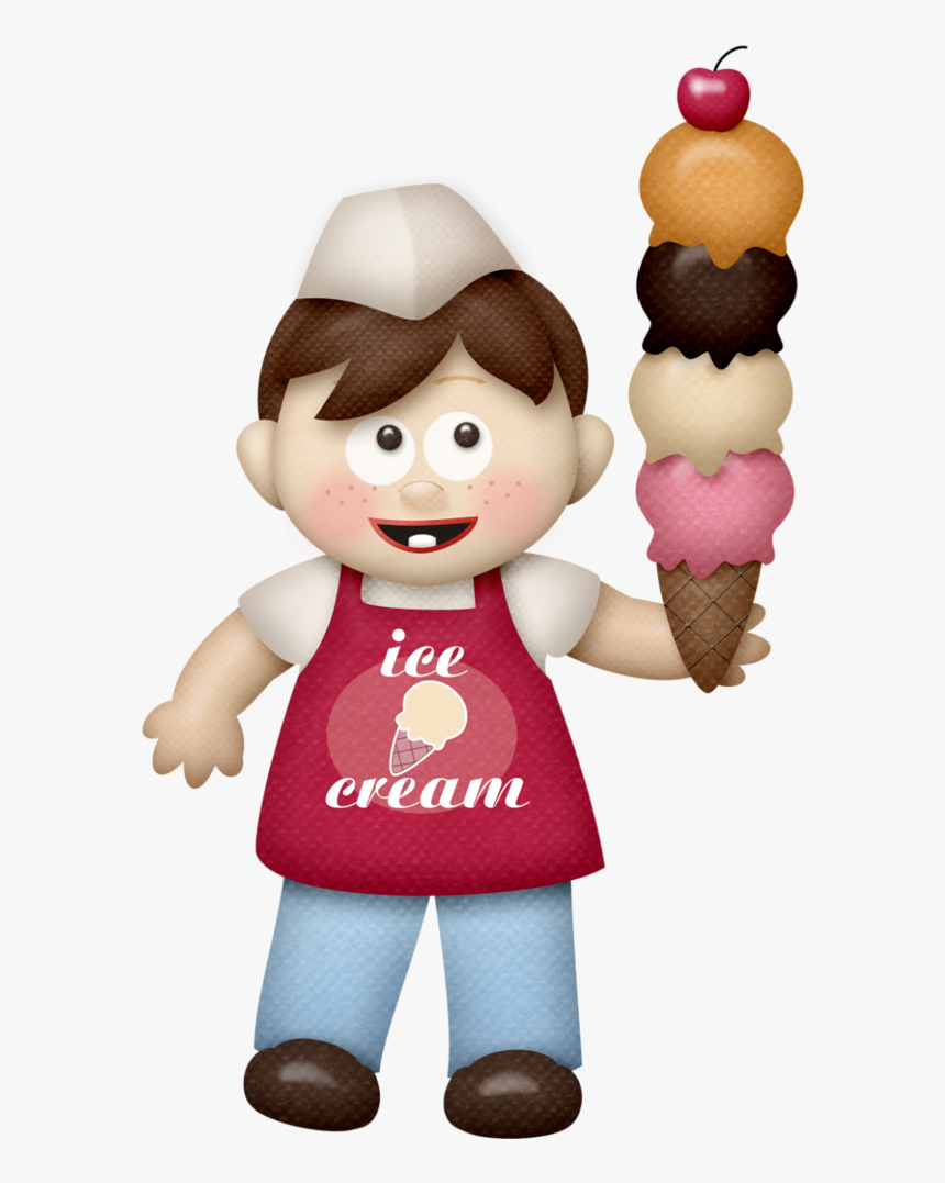 B *✿* Heladeros Ice Cream Clipart, Food Clipart, Summer - Heladero Png, Transparent Png