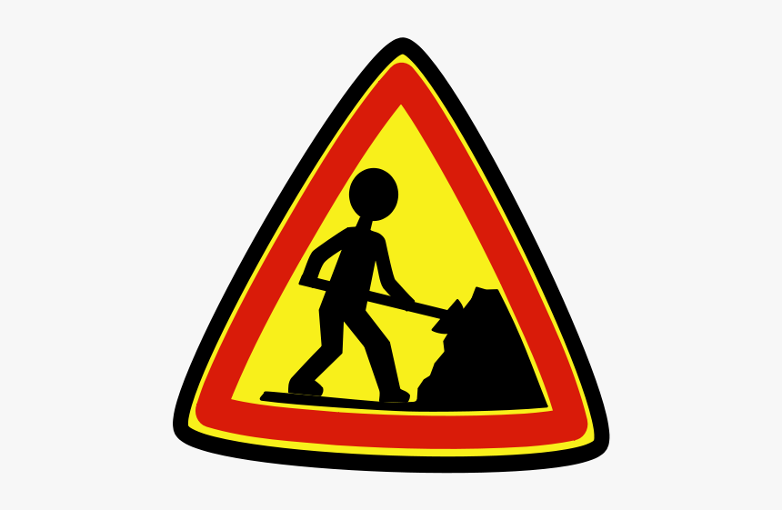 Warning Cedric Bosdon Png Images - Construction Site Workers Clipart, Transparent Png