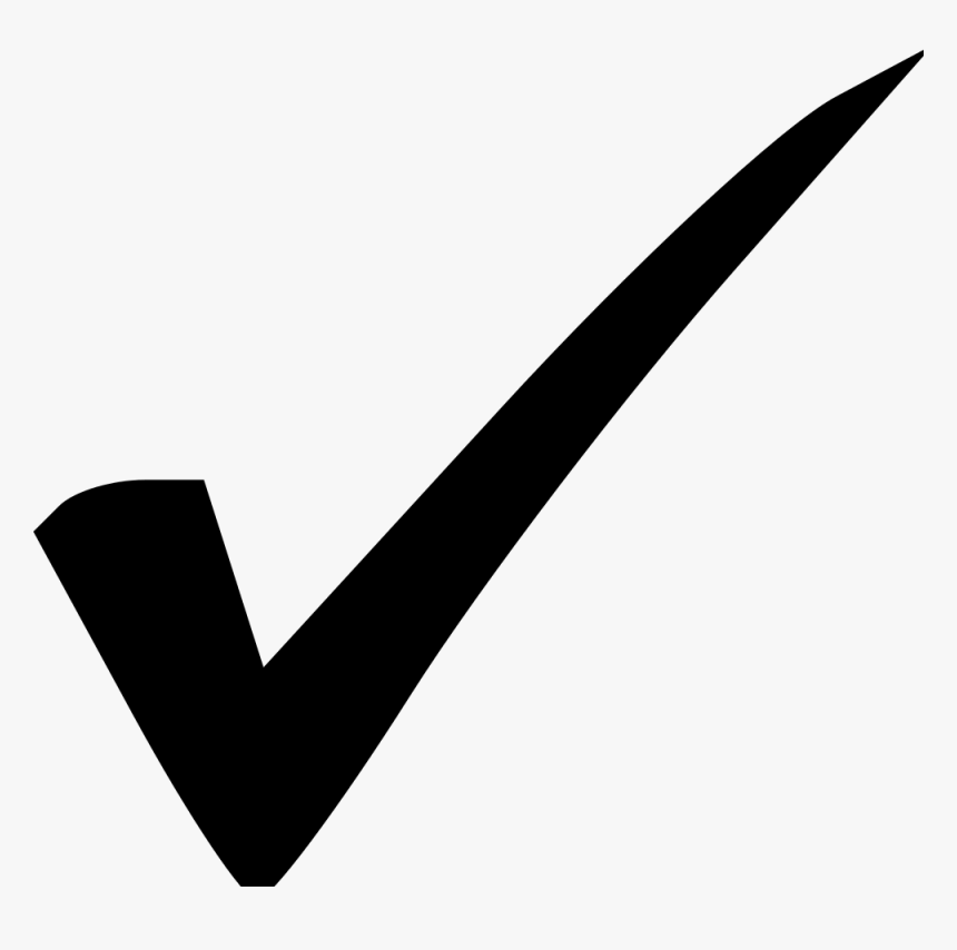 Image Result For Checkmark Png - Transparent Background Black Checkmark, Png Download