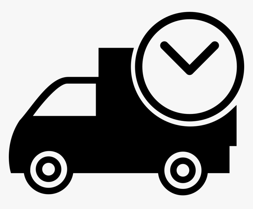 Delivery Time Ios 7 Interface Symbol Comments - Icon Car Png Delivery, Transparent Png