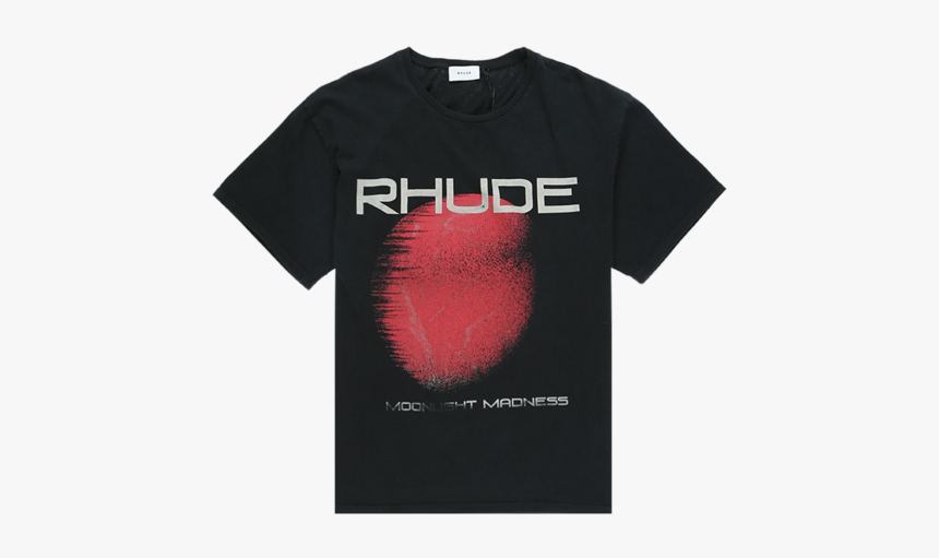 Rhude Blood Moon T-shirt - Active Shirt, HD Png Download