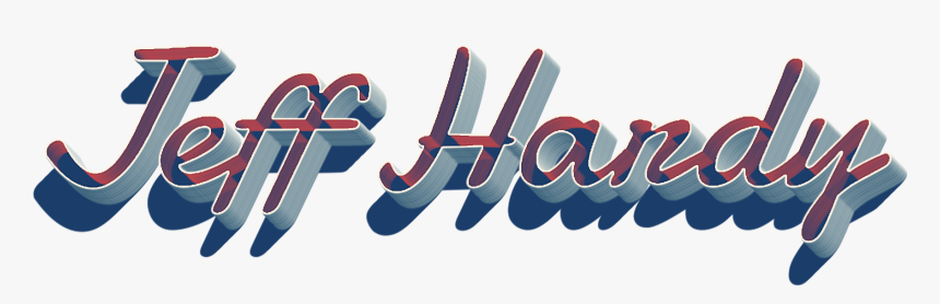 Jeff Hardy 3d Letter Png Name - Graphic Design, Transparent Png