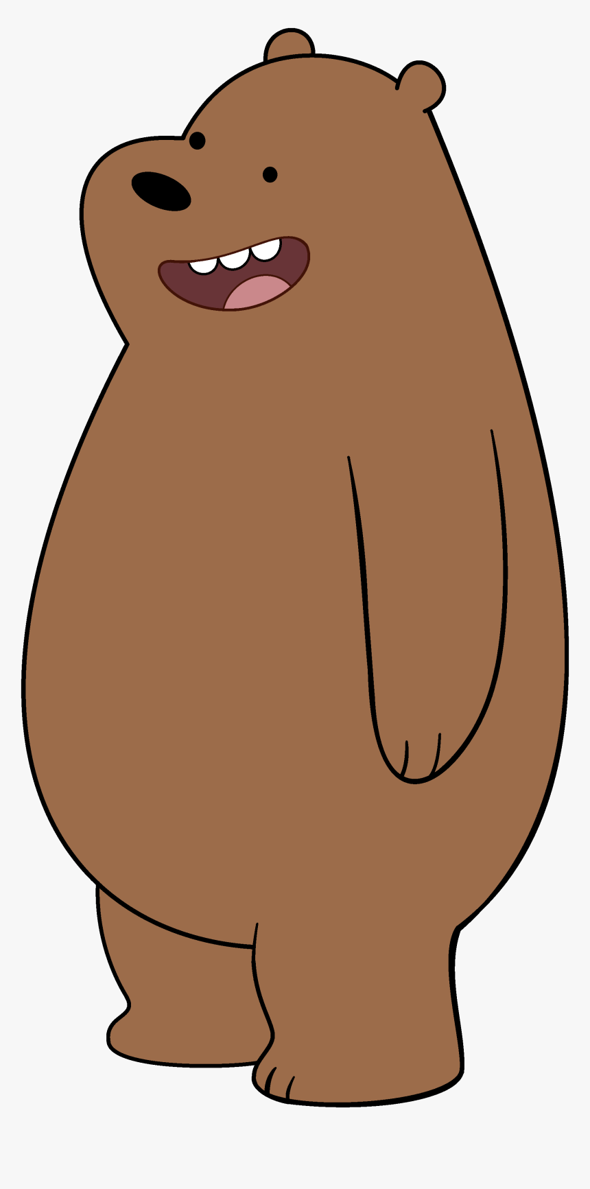 Sun Bear Clipart We Bare Bears - We Bare Bears Grizz Png, Transparent Png