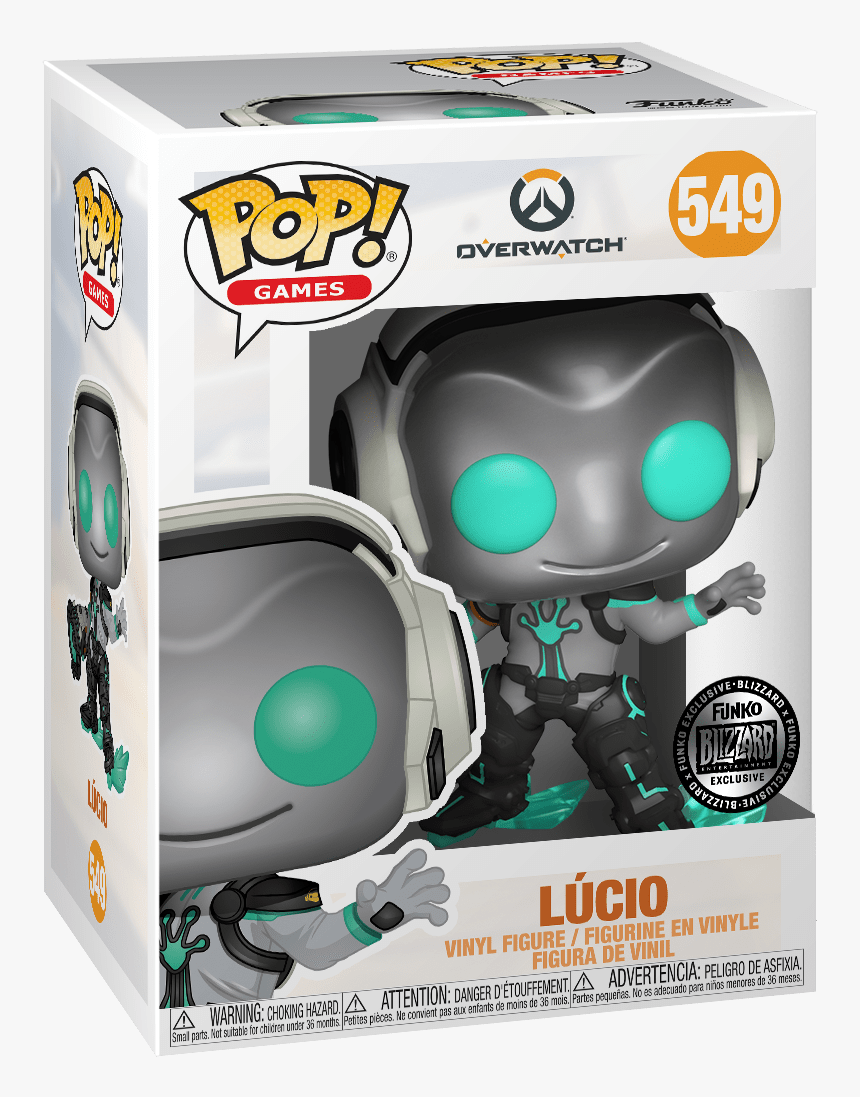 Funko Pop Overwatch Lucio, HD Png Download