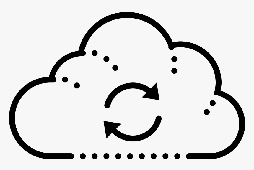 Nube De Sincronización Icon - Sincronización Png, Transparent Png