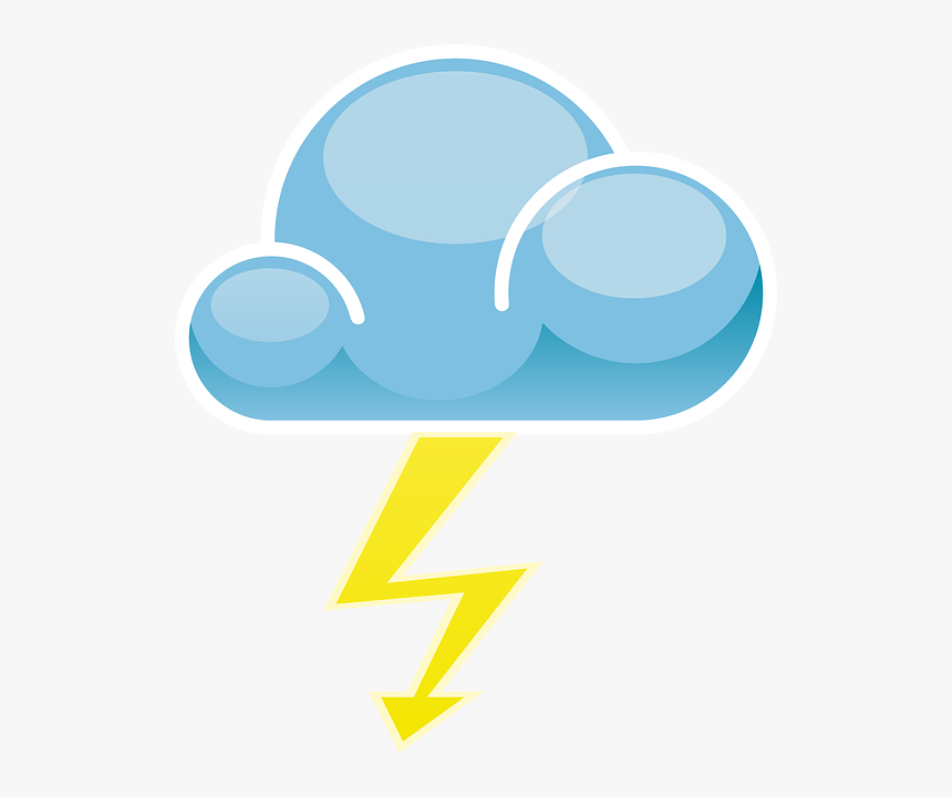 Thunder And Lightning Symbol, HD Png Download