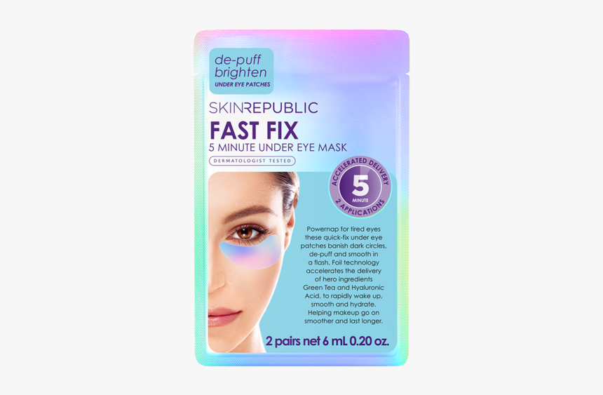 Fast Fix 5 Minute Under Eye Patch 
 Class - Eye Shadow, HD Png Download