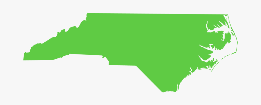 North Carolina Map Solid, HD Png Download