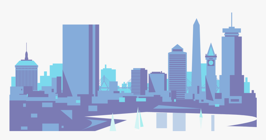 Boston Skyline Lineart - Go 2019 Summer Boston, HD Png Download