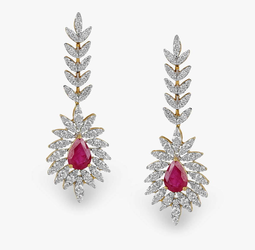 Orra Diamond Earring - Orra Diamond Earrings, HD Png Download