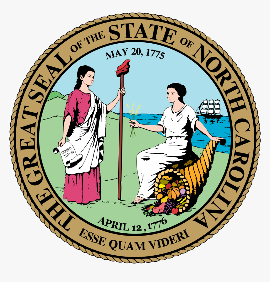North Carolina Seal Vector, HD Png Download