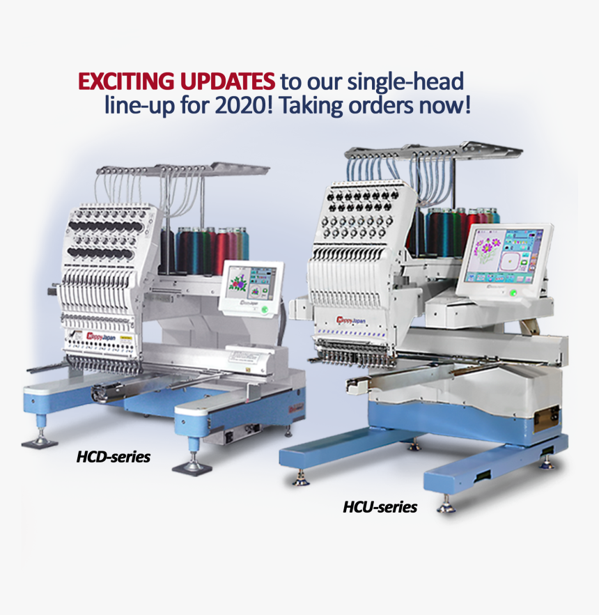Happy Hcu Series Heavy Duty Embroidery Machine - Happy Japan Hcu, HD Png Download