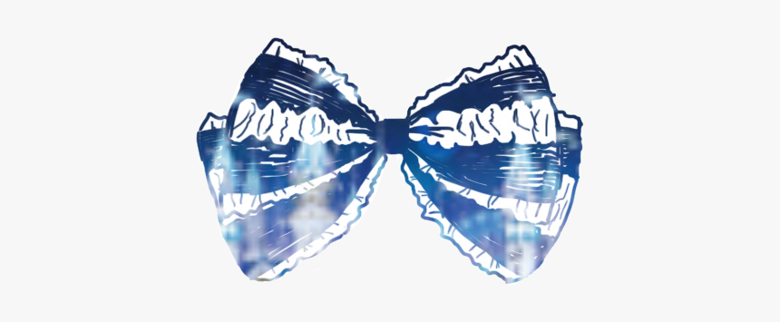 #ribon #lolita ##blue #freetoedit - Brassiere, HD Png Download
