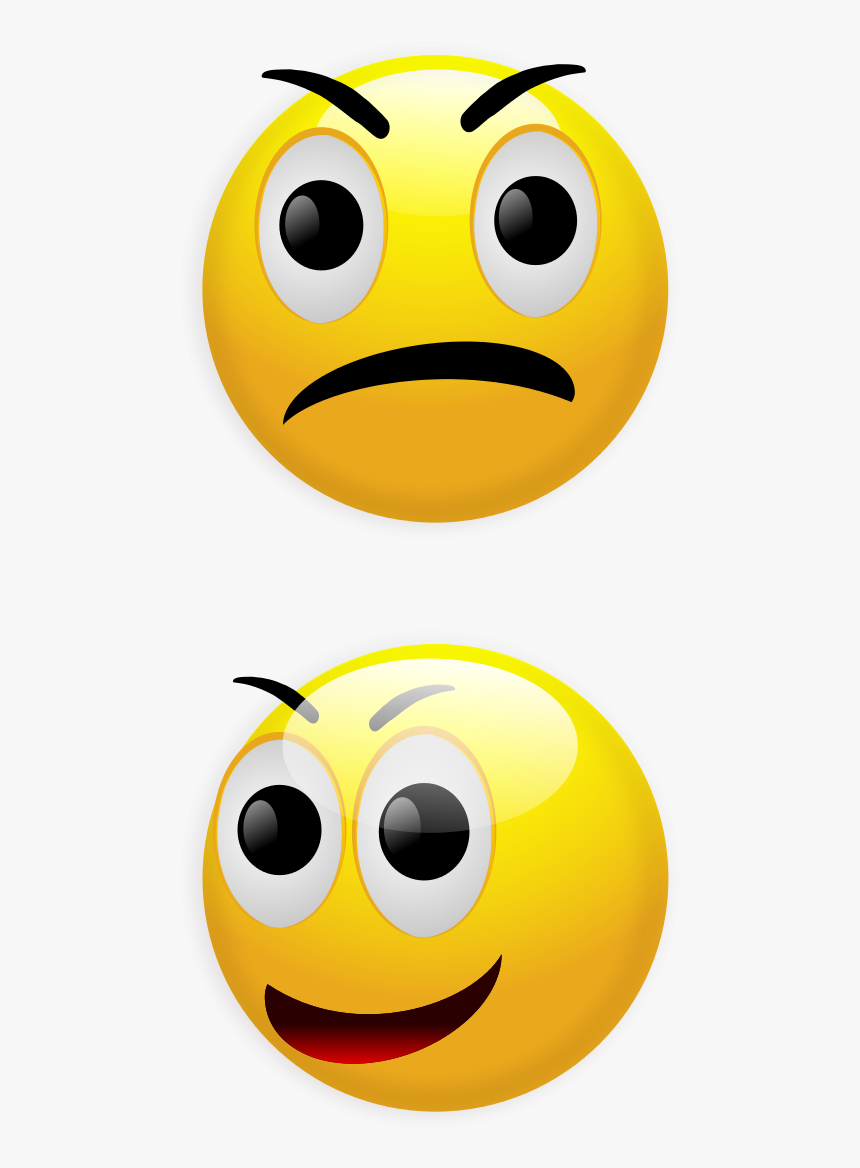 Smiley 7 Clipart By Inky2010 - Clip Art Mad Face, HD Png Download