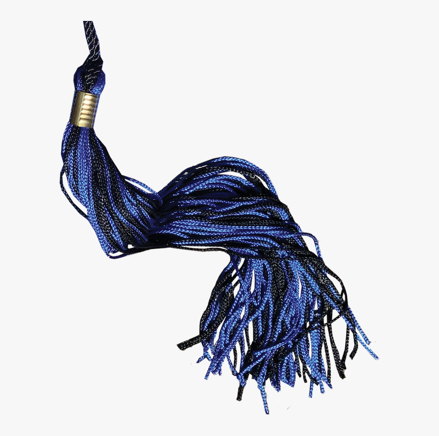 Blue And Black Graduation Tassel With Gold Band - Sketch, HD Png Download