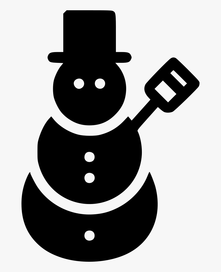 Snow Man - Cartoon, HD Png Download