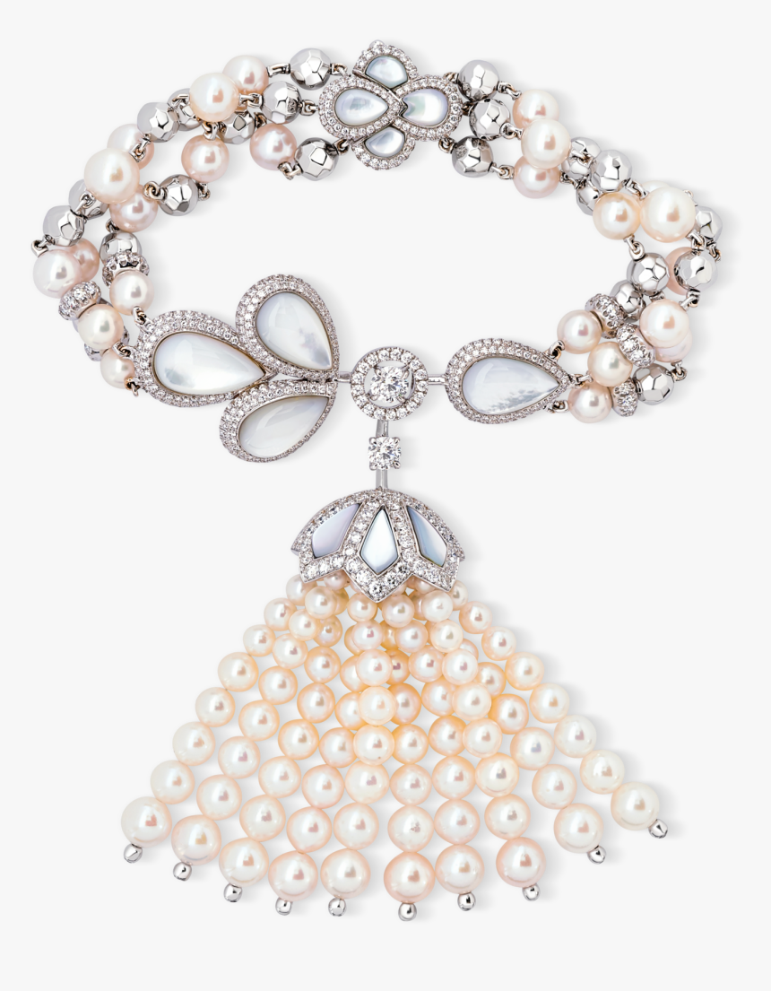 Tassel Tassel Bracelet With Akoya Pearl Add To Wishlist - Necklace, HD Png Download