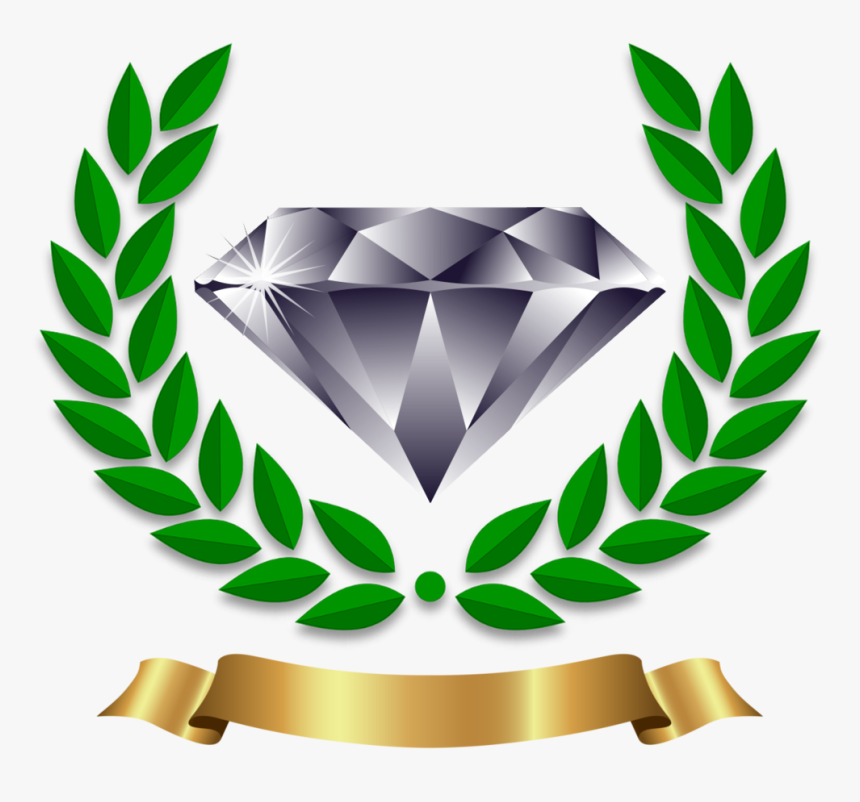 Diamond Star - Olive Leaves Clip Art, HD Png Download