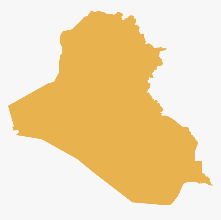 Iraq Map - Iraq Main Cities Map, HD Png Download