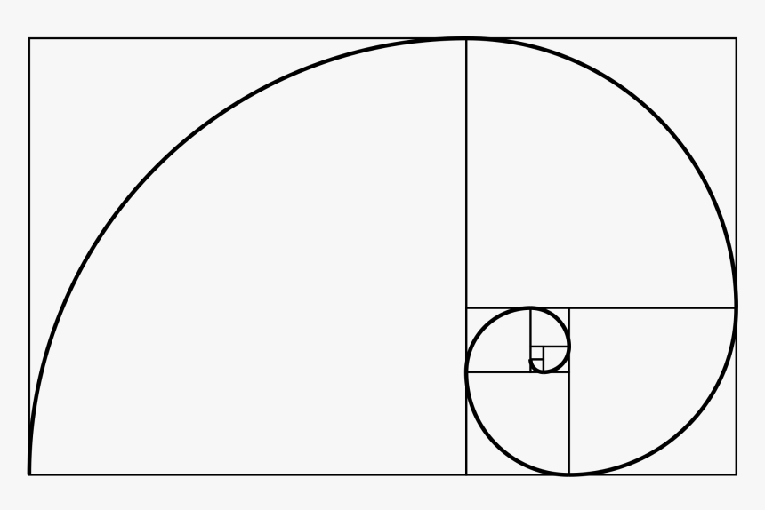 Fibonacci Spiral, HD Png Download