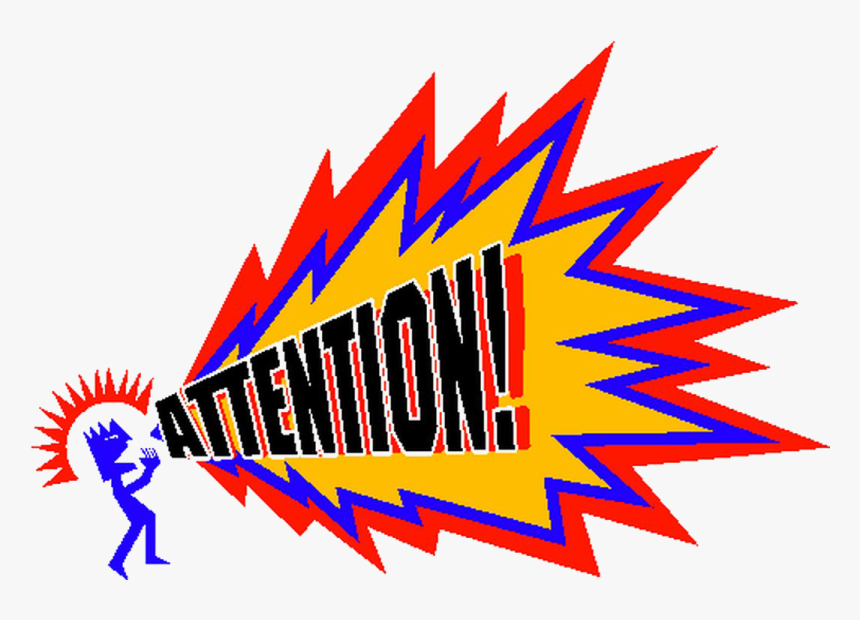 Attention Png Download Image - Graphic Design, Transparent Png