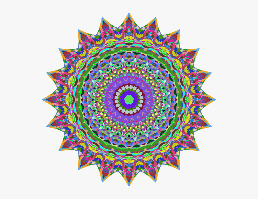 Vibrant Mandala - Transparent Mandala Logo Png, Png Download