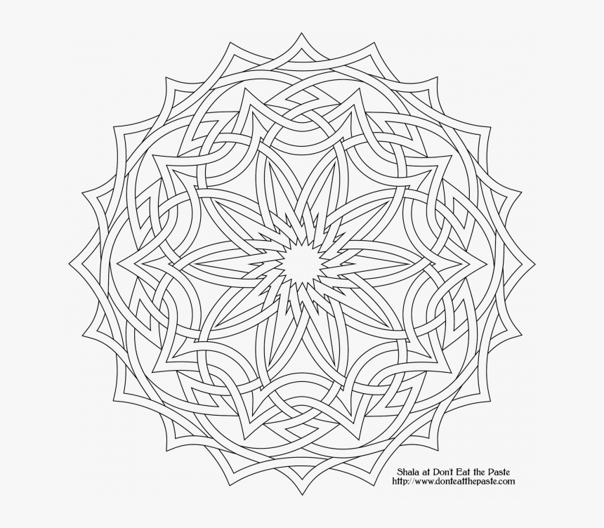 Mandala Mixed Geometric Patterns, HD Png Download