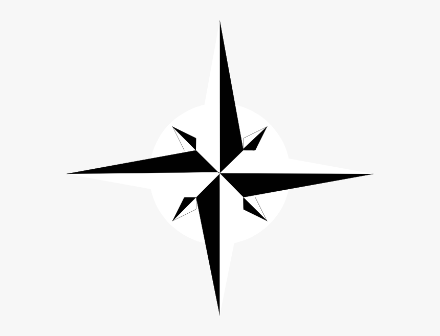 Compass Rose Star, HD Png Download