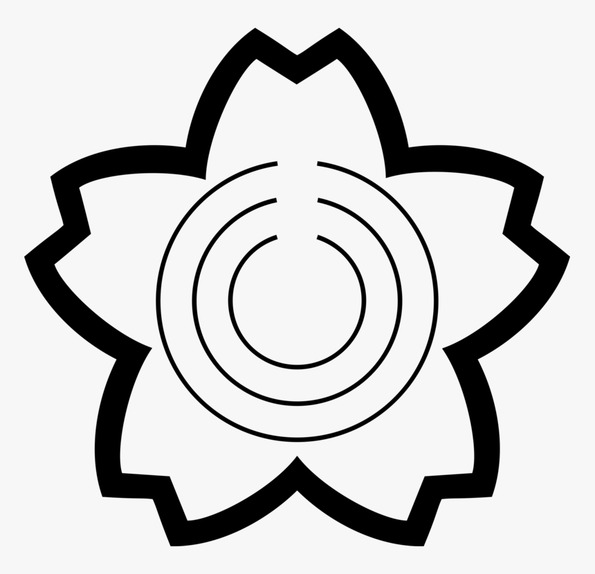 Computer Icons Taiwan Flower Drawing Seal - Tree Topper Coloring Page, HD Png Download