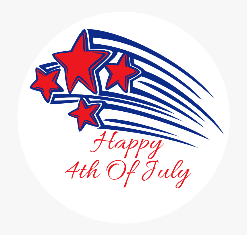 Fourth Of July Static Cling - Happy 4th Of July Pin Hd Transparent, HD Png Download