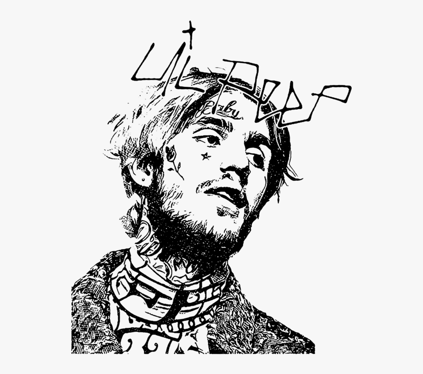 Bleed Area May Not Be Visible - Lil Peep Face Sticker, HD Png Download