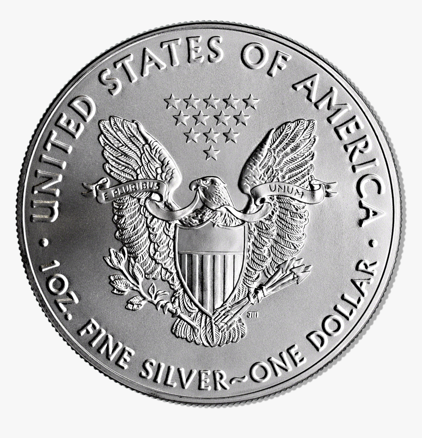 American Silver Eagle , Png Download - Emblem, Transparent Png