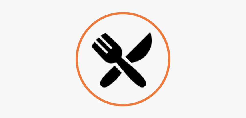 Icon Fork Knife Ios Black Filled - Sign, HD Png Download