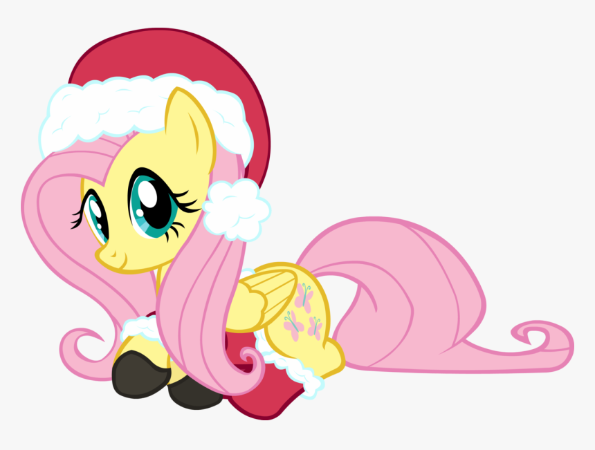 Artist Doctor G Christmas Clothes Fluttershy - Cartoon, HD Png Download
