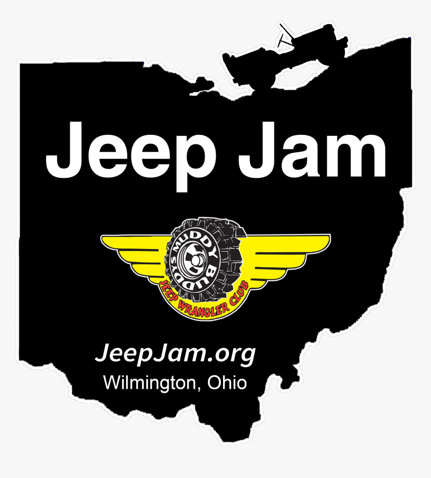 Transparent Ohio Outline Png - Jeep Jam In Wilmington Ohio, Png Download
