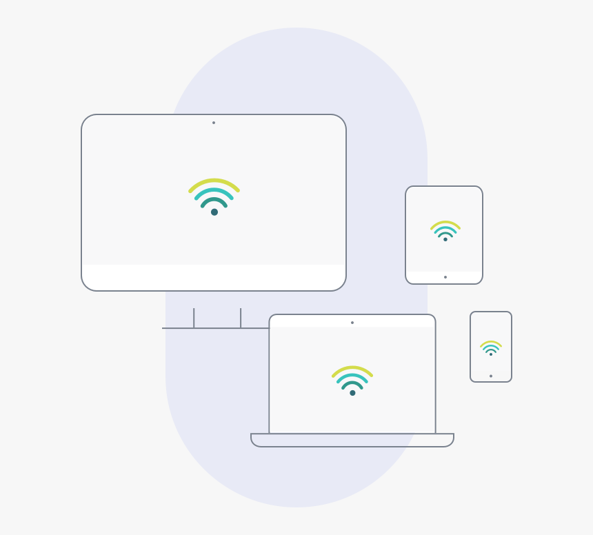 Wifi Devices - Circle, HD Png Download