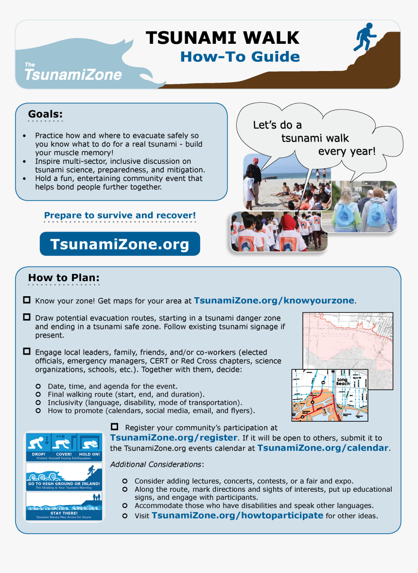 Example Of Flyers About Tsunami, HD Png Download