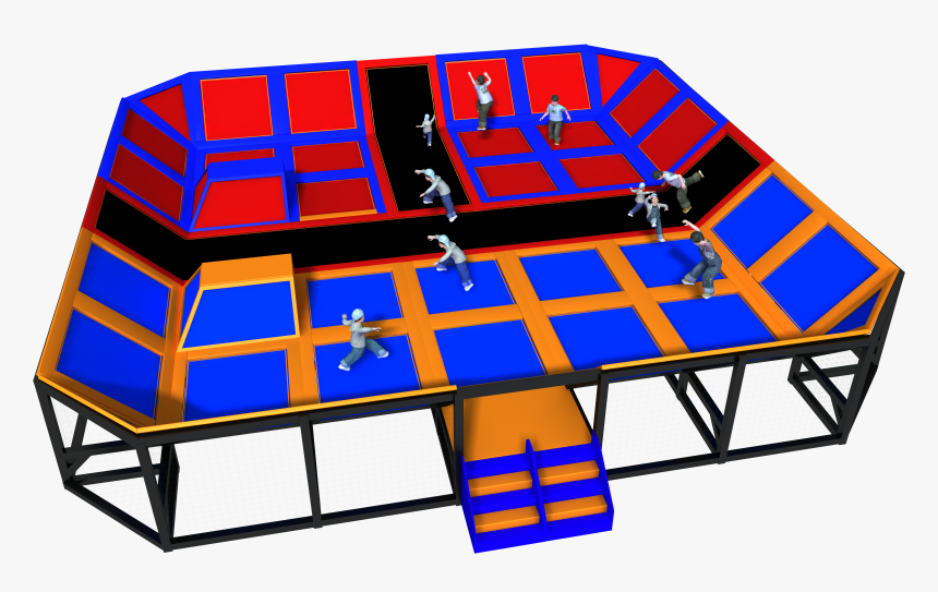 Asi-amusement Services International - Trampoline Park Trampoline Clipart, HD Png Download