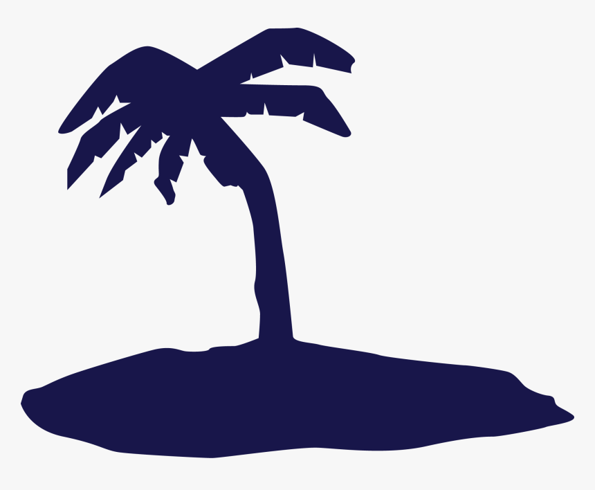 Silhouette Black White Tree Clip Art - Silhouette, HD Png Download