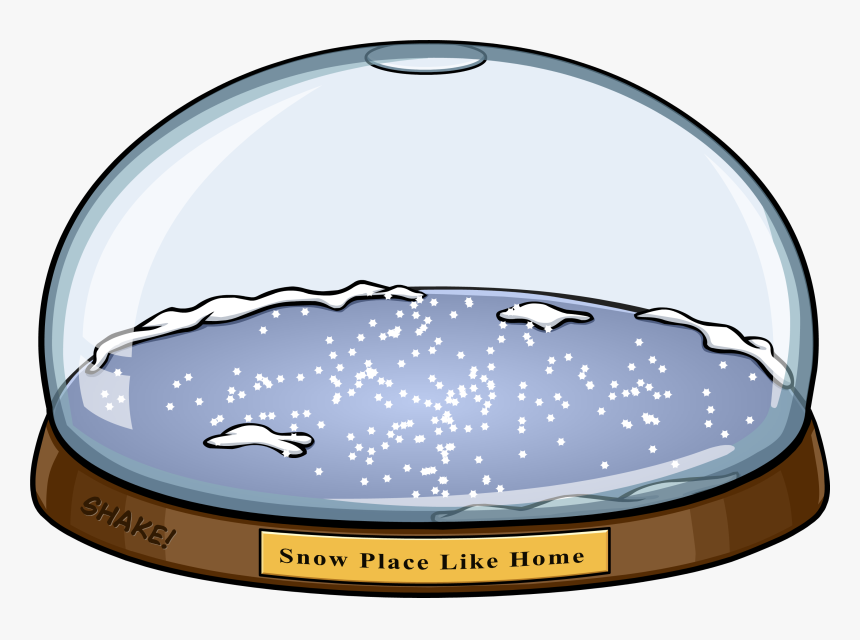 Club Penguin Rewritten Wiki - Snow Globe Igloo Club Penguin, HD Png Download