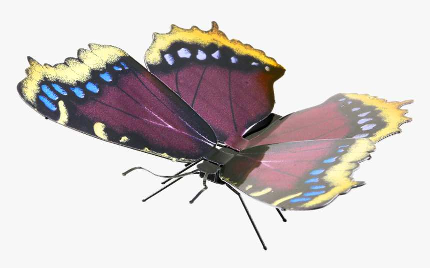 Metal Earth Butterflies - Mourning Cloak Butterfly Png, Transparent Png