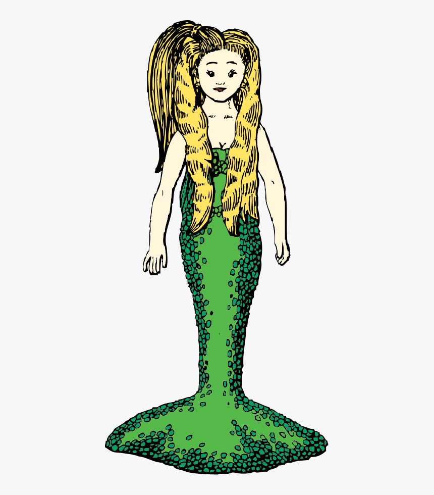 Mermaid 2 Svg Clip Arts - Mermaid, HD Png Download